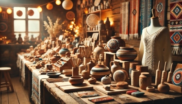 Placer de comprar artesanía